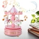 thumbnail image 3 of Caja de música, carrusel de música Merry GO Round, caja de música con carrusel de regalo, artesanía superior Jadeshay A, 3 of 8