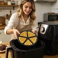 thumbnail image 3 of Silicone Waffle Mold Food Grade Non Stick Baking Tray, Flexible Cake Baking Mould, Reusable Kitchen Bakeware For Cookie Chocolate Homemade Dessert Making Black - One Size, 3 of 5