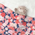 thumbnail image 2 of Disketp Japanese Cherry Blossoms Dog Blanket/Bed Cover for Dogs and Cats,Puppy Essentials-Small, 2 of 8