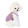 thumbnail image 1 of Chaleco De Algodón A Rayas Para Perros, Ropa Para Mascotas, Chaleco Suave Transpirable Para Mascotas, Disfraz, Camiseta Para Cachorros, Disfraces Advancent PT002647-10, 1 of 5