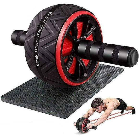 Abdominal Exercise Roller For Abdominal Core Strength Training, Ab Roller Pro, Exercise Wheels For Home Gym Fitness, Ab Machine With Knee Pad Access