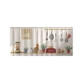 thumbnail image 3 of Cabinet Curtain,Adhesive Dust Proof Window Cover,Printed Kitchen Fabric for Pantry Blocking Light and Household Dust Prevention, 3 of 7