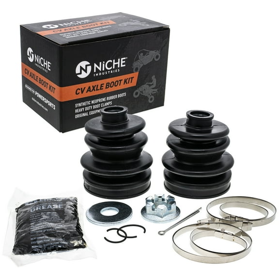 Niche Front Rear CV Axle Boot Kit for Arctic Cat 500 400 1436-207 ATV 519-KCV2233B