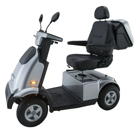 C4 High Performance Four Wheel Scooter by Afikim-Silver-18 inch Wide