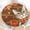 Autumn-cat a, variant on Fall Floral Round Fitted Tablecloth with Elastic Edge,Water-Resistant Spring Summer Orange Wildflower Leaf Table Cover for 40-44" Found Tables Autumn Thanksgiving Table Cloth for Dinner,Outdoor,Patio
