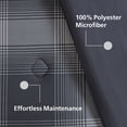 thumbnail image 3 of Mainstays Shadow Plaid 2-Piece Grey Comforter Set, Twin/Twin XL, 3 of 10