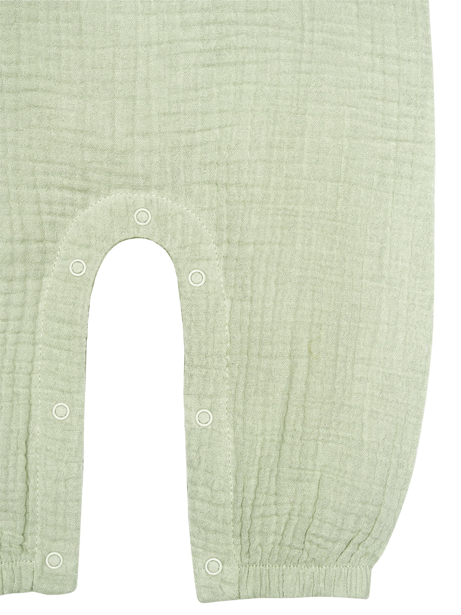 Modern Moments by Gerber Baby Boy Gauze Romper, Sizes 0/3M-24M