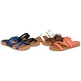thumbnail image 6 of Journee Collection Womens Colette Wide Width Slide Flat Sandals, 6 of 7