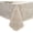 Beige Leaves, variant on Give Thanks Plaid Fall Table Decor, Autumn & Thanksgiving Tabletop Linens, 52x52 Square Tablecloth