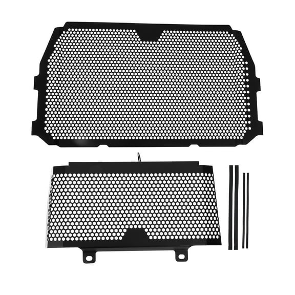 Motorcycle Radiator Grille for Yamaha MT-10 SP 2016-2025 for Yamaha FZ-10 2016-2025 Aluminum Alloy Motorcycle Radiator Guard Cover Long Washer 1 Set