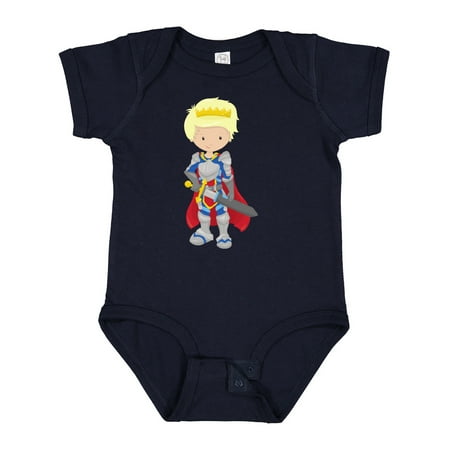 

Inktastic Boy Prince Knight In Shining Armor Blond Hair Boys Baby Bodysuit