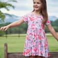 thumbnail image 4 of Gerber Baby & Toddler Girl Super Soft Short Sleeve Dress, Sizes 12 Months - 5T, 4 of 8