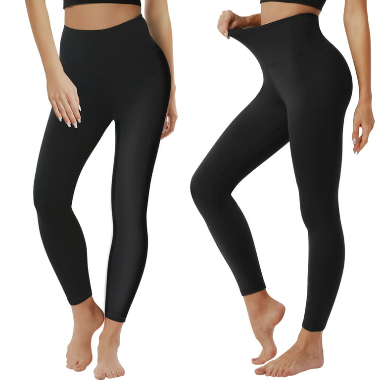 Women's Yoga Pants - LETSFIT ES3 Leggings, High Waist Tummy