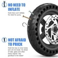 thumbnail image 4 of Tire,Set 8.5 Inches 8.5 Inches Rear Tire With Wheel Hub Disc Rear Tire Inches Wheel Disc Brake Set Wheel M365 Brake Set 8.5 Hub Disc Brake Spare, 4 of 7