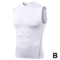 thumbnail image 1 of Men Compression Sport Vest Tight Tank Base Layer Sleeveless Top T-Shirt, 1 of 9