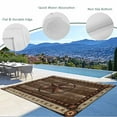 thumbnail image 4 of Fsddascl Texas Star Brown Outdoor Rug for Patio/Deck/Porch, Non-Slip Large Area Rug 4 x 6 Ft, Farmhouse Vintage Wood Grain Indoor Outdoor Rugs Washable Area Rugs, Reversible Camping Rug Carpet, 4 of 5