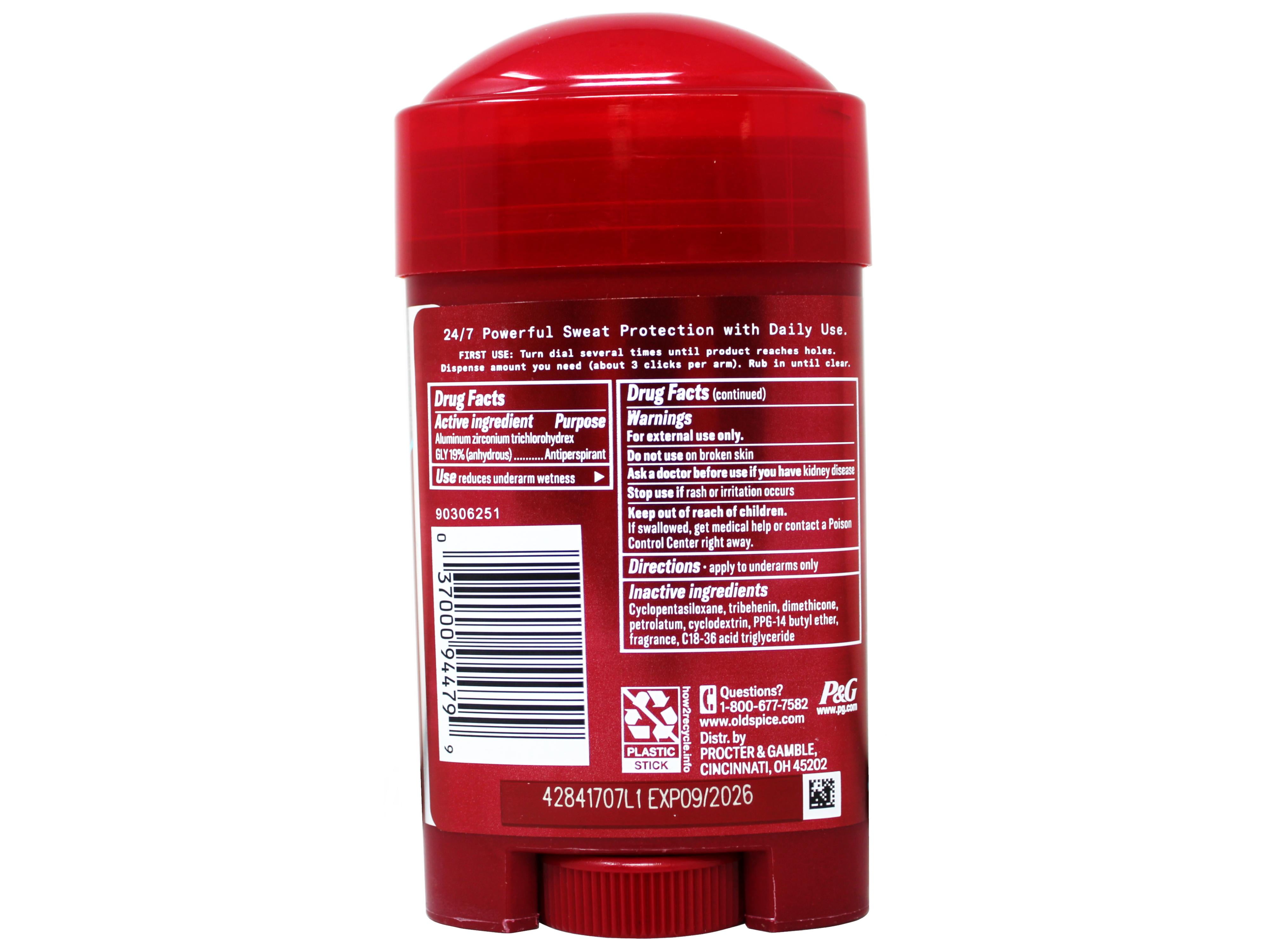 2 Pack - Old Spice Sweat Defense Antiperspirant and Deodorant Soft Solid for Men, Pure Sport Plus, 2.6 oz