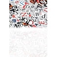 thumbnail image 1 of BSDHOME Polyester Pure White Photo Backgrounds English Letters Newspaper Wall Mural 5x7ft Studio Props Photography Backdrops, 1 of 2