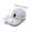 Gray, variant on Ouuluon Solar Fan Hat, Breathable Wide Brim Hat with Fan, Gray USB Sun Protection Fan Hats for Men Fishing Gardening Travel