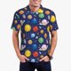 thumbnail image 1 of Fotbe Space Planet Camiseta Polo de Golf para Hombre con Estampado – Camisa Deportiva Transpirable con Cuello Abotonado-Medium, 1 of 6