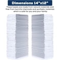 thumbnail image 3 of Simpli-Magic 79100 Shop Towels, 14"x12", Basic White, 50 Count, 3 of 4