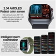 thumbnail image 5 of LAATIKUI ET585 smart watch Bluetooth GPS men and women sports mode 2.04-inch fitness exercise tracker answering/calling/smart reminder, 5 of 12