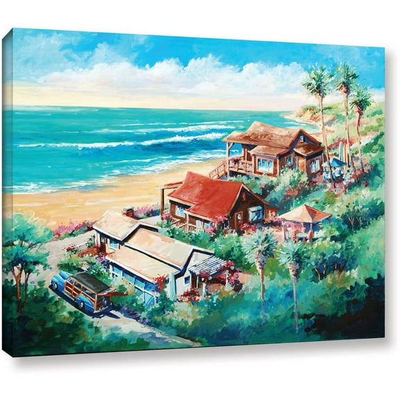 ArtWall Bill Drysdale" Above Crystal Cove" Gallery-wrapped Canvas