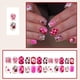 thumbnail image 2 of Set de uñas postizas ZOAZJINAZ Valentine Short Square 24 piezas con pegamento, 2 of 7