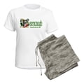 thumbnail image 5 of CafePress - County Fermanagh Women's Light Pajamas - Women's Short Sleeve Print T-Shirt and Pants Light Cotton Pajama Set, 5 of 7