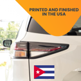 thumbnail image 3 of Magnet Me Up Cuba Cuban Flag Vinyl Automotive Magnet Decal, 4x6 Inches, 3 of 7