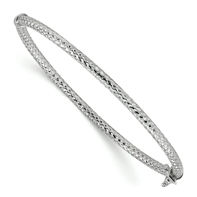Bracelet à Charnière en Argent Sterling 925 3mm
