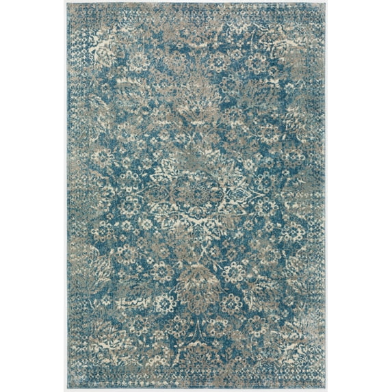 Dalyn Naples Area Rug NP9 Np9 Seabreeze Seabreeze Faded Rings 9' 6" x 13' 2" Rectangle