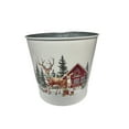 thumbnail image 3 of Jardinière Ronde De 15 Cm (Camion Rouge, Bonhomme De Neige, Rennes) (Assortiment) - Lot De 3, 3 of 3