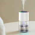 KAJOVE Tabletop Humidifier with Starry Projector Rechargeable Cool Mist