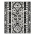 thumbnail image 3 of Unique Loom Portland Collection Area Rug - Depoe (7' 10" x 10' Rectangle Black and White/Black), 3 of 10