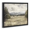 thumbnail image 2 of Stupell Industries Farmhouse Muted Mountain Meadow Black Floating Frame Canvas Art, 31 x 25, by Riley B, 2 of 8