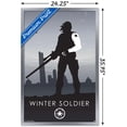 thumbnail image 3 of Marvel Comics - Winter Soldier - Minimalist Wall Poster, 22.375" x 34", Framed, 3 of 3