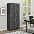 thumbnail image 2 of Farmington 31.5" Wide Storage Cabinet, Rustic Gray, 2 of 9