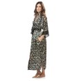 thumbnail image 3 of Ashford & Brooks Women's Satin Lace Long Kimono Robe, 3 of 4