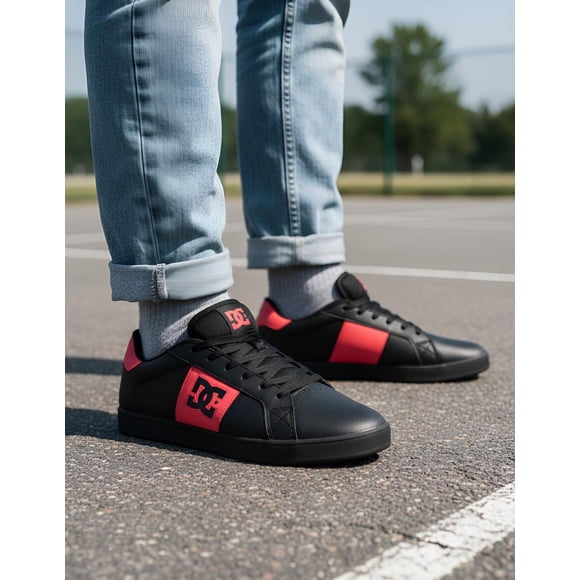 Tenis Casual DC Shoes Striker Sn Mx Color negro Para Hombre Modelo ADYS100696BBZ