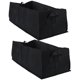 thumbnail image 4 of bolsas cuadradas para plantar fresas, control de raíces, para plantas, flores, vivero, verduras, invernadero, herramienta de jardinería (negro elegante, grande), 4 of 7