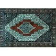 thumbnail image 1 of Ahgly Company Indoor Rectangle Persian Light Blue Traditional Area Rugs, 6' x 9', 1 of 4