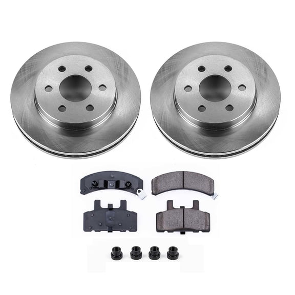 Ultimate Brakes Front Semi-Metallic Brake Pad and Rotor Kit with Hardware WM81133