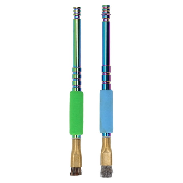 Cepillo de limpieza de circuitos integrados, para teléfono, placa base, reparación de relojes, cerdas de alambre de acero, ESD, antiestático