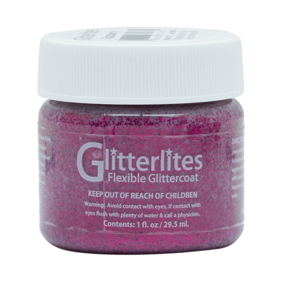 Angelus® Flexible Glittercoat, Razzberry