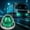 Green, variant on Gallickan Glass Plastic Watermelon LED Garden Light, Watermelon Shape Side Marker Light for Patio Yard Truck Boat, Green 9.4cm