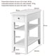 thumbnail image 3 of Mesita Auxiliar Costway con 3 Niveles y 1 Cajón Blanco 60 x 28.5 x 61cm, 3 of 9