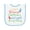White and Light Blue, variant on Inktastic Dental Hygienist Like Mommy Baby Terry Cloth Bib