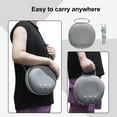 thumbnail image 3 of Pour Meta pour Quest 3 Étui de Transport, Étui Rigide de Protection Sac de Rangement pour Meta pour Quest 3 avec Bandoulière, Double Fermeture Éclair Antichoc pour Accessoires VR Quest 3, 3 of 8