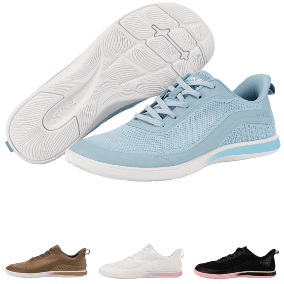 Hike Footwear Wave Women's Slip-On Barefoot Shoes | Wide Toe Box | Zero Drop Sole | Lightweight Minimalist Walking Shoes
